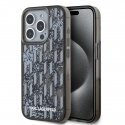 Karl Lagerfeld Liquid Glitter Monogram Gradient Case for iPhone