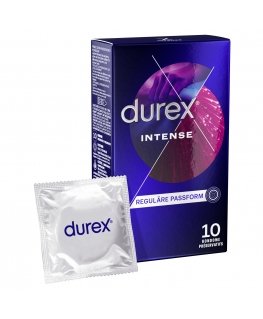 Durex Intense Orgasmic 10 pcs Gludi, nolīdzināti