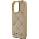 Case Karl Lagerfeld PU Karl Heads Pattern MagSafe Case for iPhone 15 Pro brownish yellow Case Karl Lagerfeld PU Karl Heads Pattern MagSafe Case for iPhone 15 Pro brownish yellow