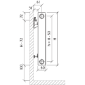 Renovation radiator Purmo Compact C 11, 550-1100 Renovation radiator Purmo Compact C 11, 550-1100