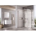 Rectangular shower cubicle wall Ravak Blix Slim, BLSRV2K-120, glossy+glass, Transparent Rectangular shower cubicle wall Ravak Blix Slim, BLSRV2K-120, glossy+glass, Transparent