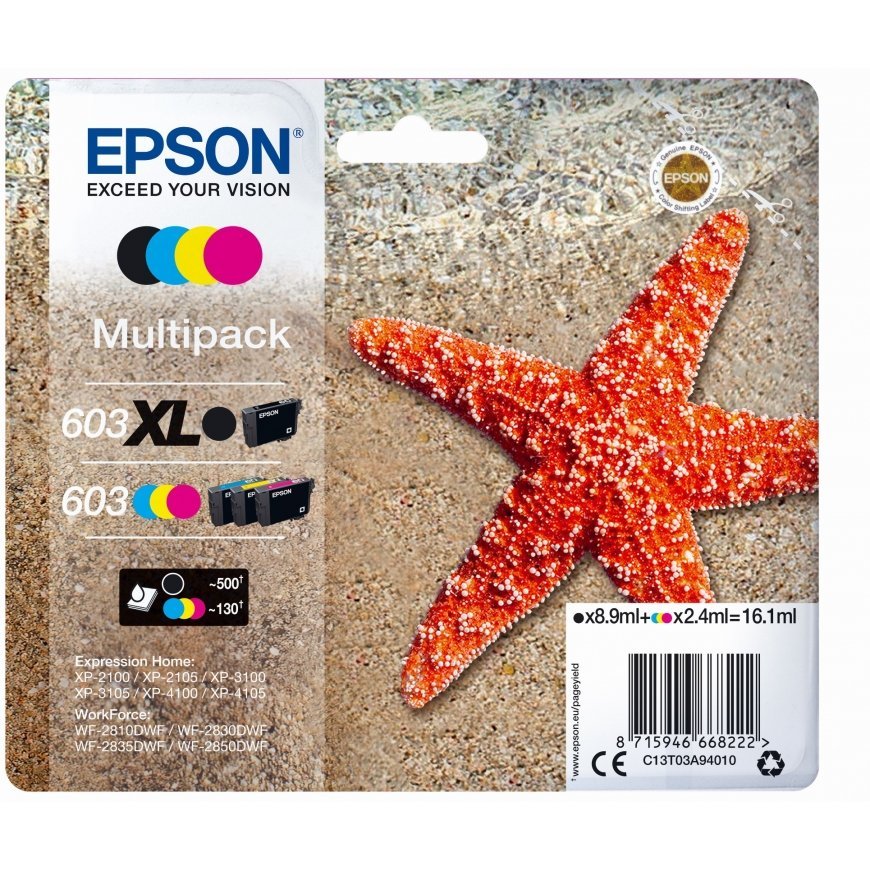 Epson 603 XL tintes kārtridžs 1