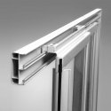 Sliding shower door Ravak Supernova, ASDP3-120 198, black+transparent glass Sliding shower door Ravak Supernova, ASDP3-120 198, black+transparent glass