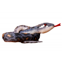 Lean Toys Plush Gray Snake Mascot 210 cm Lean Toys Plush Gray Snake Mascot 210 cm