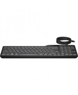 HP 405 su pašvietimu USB-C su laidu 24/7 Klaviatūra, Spill Resistant, Sanitizable, Programmable, Adjustable Tilt and LED brightn