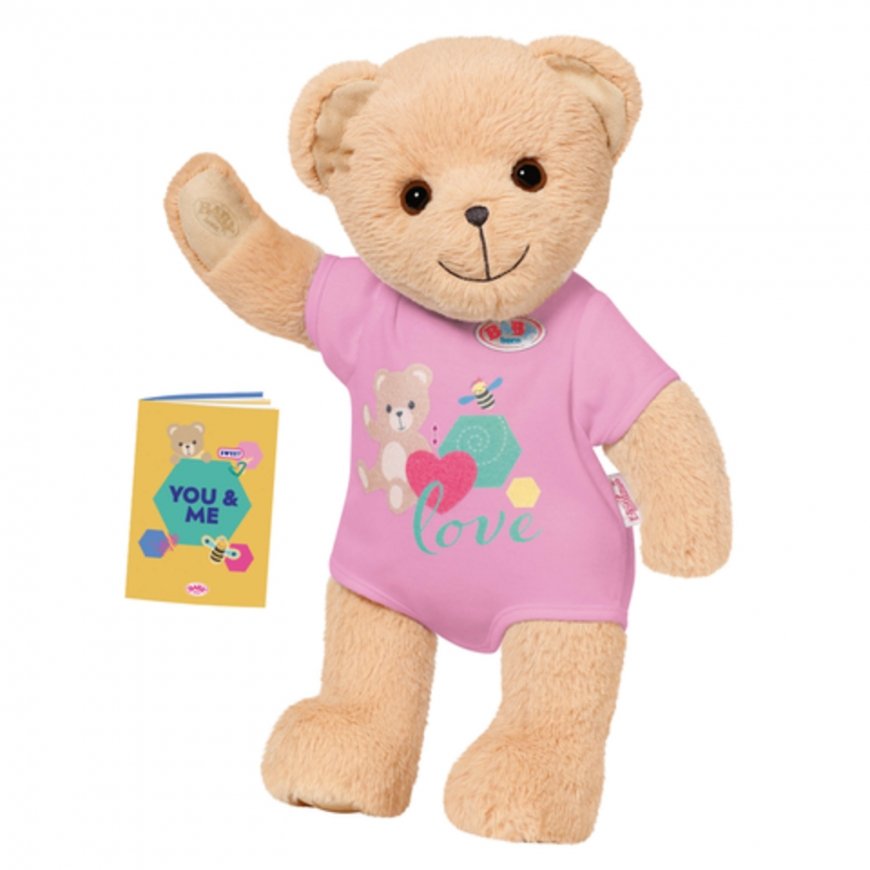 Zapf BABY born Bear pink