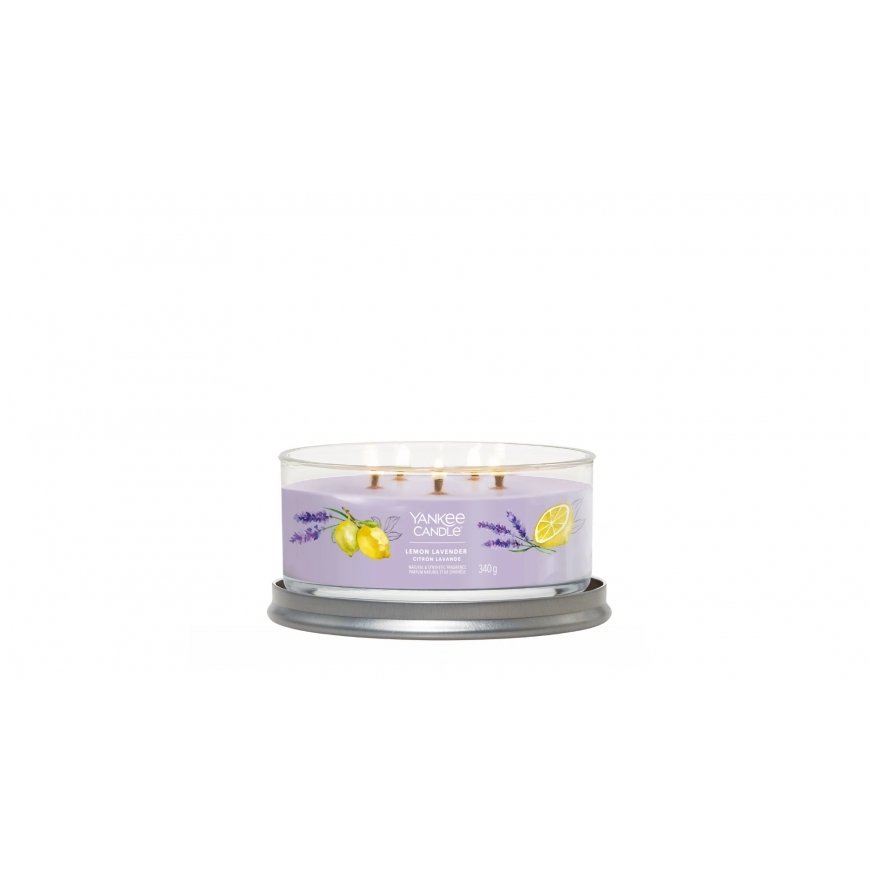 Yankee Candle Signature vaško žvakė Cilindras Lavanda, Citrina Violetinė 1 vnt – 2