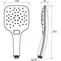 Shower head Ravak Air, 3 functions (white, 120 mm) 958.10 Shower head Ravak Air, 3 functions (white, 120 mm) 958.10