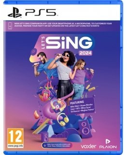 GAME Let's Sing 2024 Vakio Saksa, Englanti, Espanja, Ranska, Italia PlayStation 5