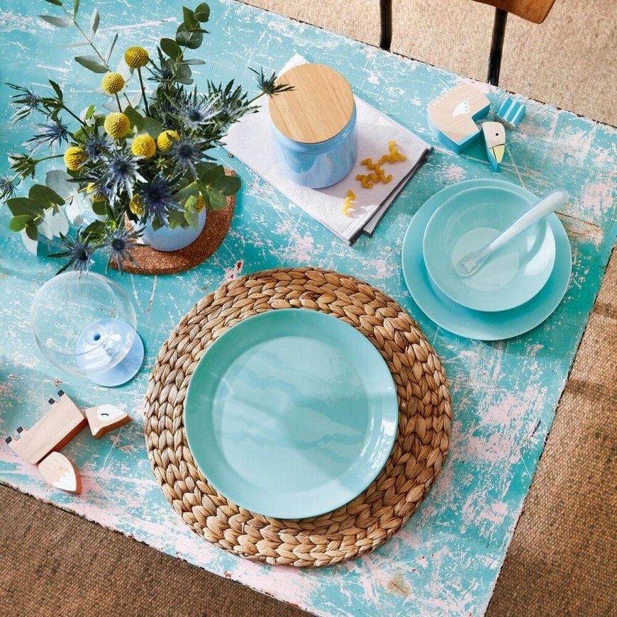 Serwis obiadowy dla 6 osób Diwali Light Turquoise 18-elementowy LUMINARC – 3
