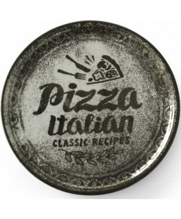 Duralex Talerz do pizzy with porcelany Recipe Collection Black śr. 31 cm - set of 6 pcs.