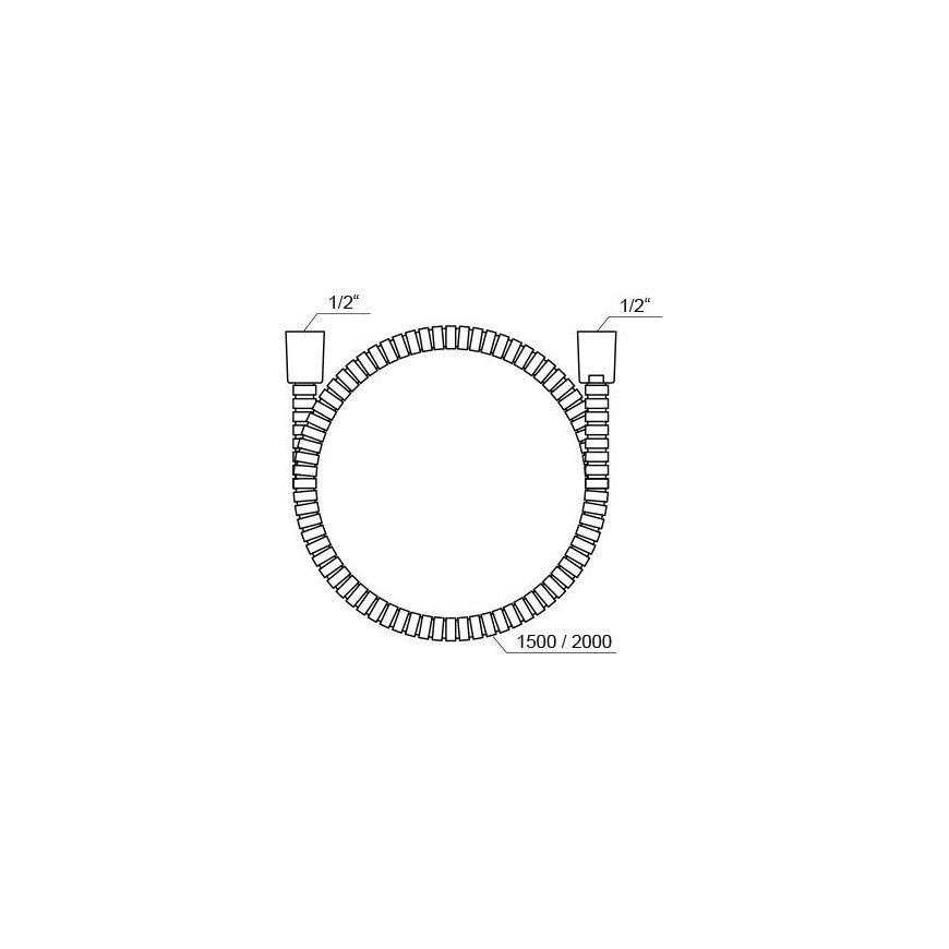 Ravak metal shower hose with protective layer, 915.00 150 cm – 2