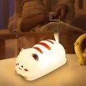 Media-Tech POKKY Happy Kitty - Silicone, multicolored night lamp with rechargeable battery. Control by tapping or with the remot