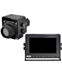 DALI Naktinio matymo sistema automobiliui - termovizorinė kamera ir 7" CCTV monitorius atsparus vandeniui