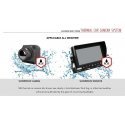 DALI Night vision system for the car - thermal imaging camera and 7" CCTV monitor waterproof