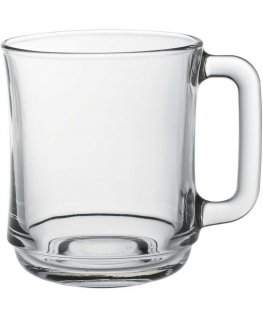 Mug with lid Duralex LYS 250 ml transparent - set of 6 pcs.