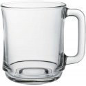 Szklanka su uchem Duralex LYS 250 ml transparentna - komplektas 6 vnt.