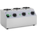 Royal Catering Bottle warmer for hot sauces 3x 1L 40-90C 550W