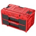 Q-Brick QBRICK ONE tool box with 2 drawers 2.0 Red Q-Brick QBRICK ONE tool box with 2 drawers 2.0 Red