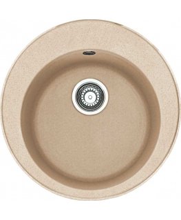 Granite sink Franke Ronda, ROG 610-41, plug valve, brownish yellow
