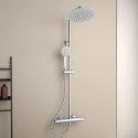 Stationary shower system Ideal Standard Ceratherm T50, with Ø250 head and hand shower, chrome