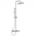 Stationary shower system Ideal Standard Ceratherm T50, with Ø250 head and hand shower, chrome