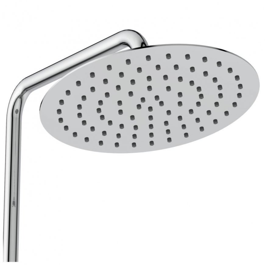 Stationary shower system Ideal Standard Ceratherm T50, with Ø250 head and hand shower, chrome – 5