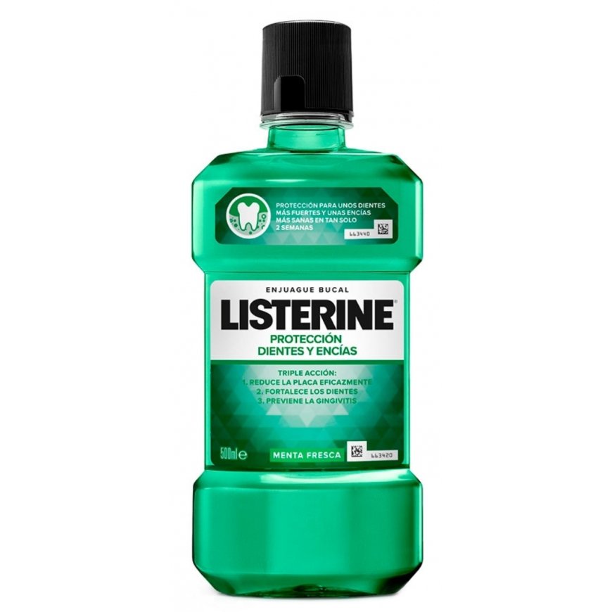 LISTERINE 8412101094000 mutes skalošanas līdzeklis 500
