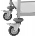 Royal Catering Vežimėlis kelnerski cateringowy do serwowania 3 półki 69 x 34 cm do 81 kg Royal Catering Vežimėlis kelnerski cateringowy do serwowania 3 półki 69 x 34 cm do 81 kg