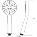 Dušo galvutė Ravak Flat, S 1 funkcijos, 100 mm, 960.00 Dušo galvutė Ravak Flat, S 1 funkcijos, 100 mm, 960.00