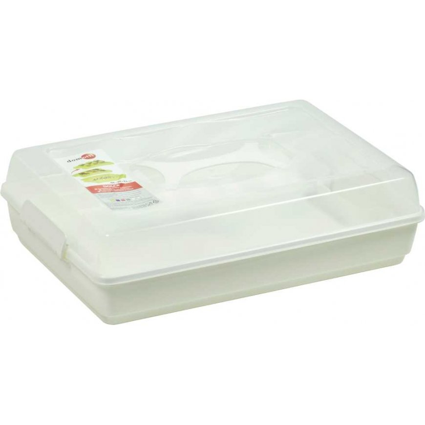 Pojemnik prostokątny na ciasto Dolce 44 x 30 cm balta DOMOTTI