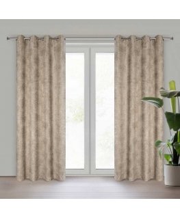 Euro curtains ZAS/ALETA/BEIGE 135X250 TRANSFER