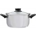 Stainless steel pot with lid Lima 22 cm DOMOTTI Stainless steel pot with lid Lima 22 cm DOMOTTI