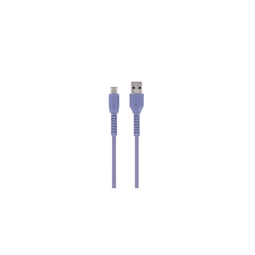 MaXlife OEM0100851 USB-kaapeli 1 m USB A USB C Purppura