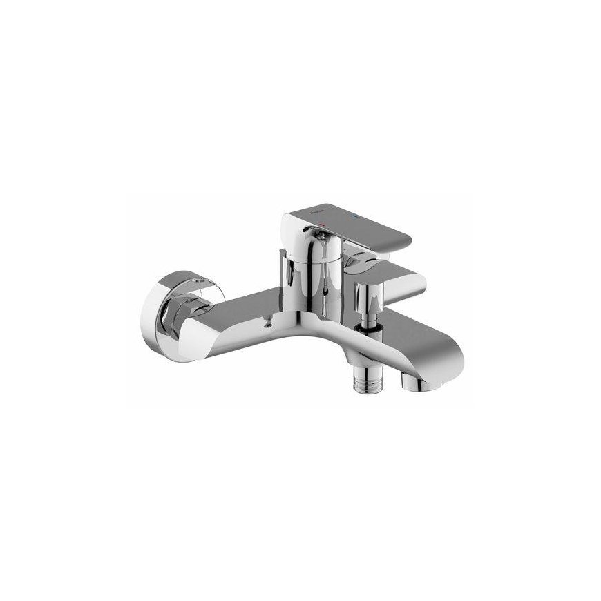 Wall mixer Ravak Flat, bath/shower FL 022.00/150 chrome