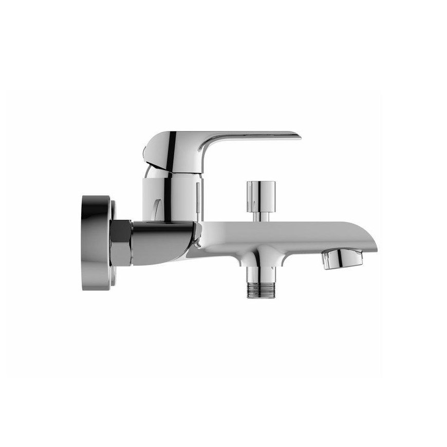 Sieninis maišytuvas Ravak Flat, vonios/dušo FL 022.00/150 chromas – 2