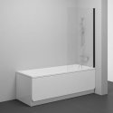 Stationary bathroom wall Ravak Nexty, NVS1-80 black+Transparent Stationary bathroom wall Ravak Nexty, NVS1-80 black+Transparent