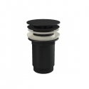 Fixed washbasin siphon valve Ravak, black, for washbasins without overflow Fixed washbasin siphon valve Ravak, black, for washbasins without overflow