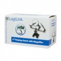 LogiLink WZ0034 увеличительное стекло Черный, Нержавеющая сталь