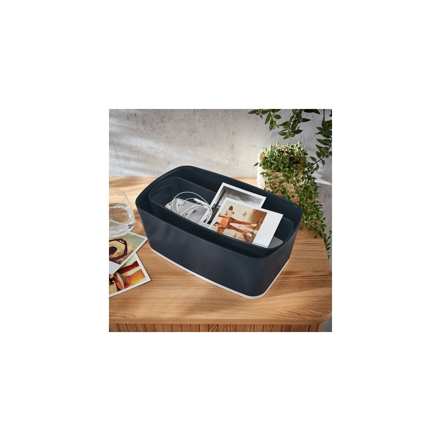Leitz MyBox Kaste glabāšanai Taisnleņķa Polistirols (PS) Pelēks – 4