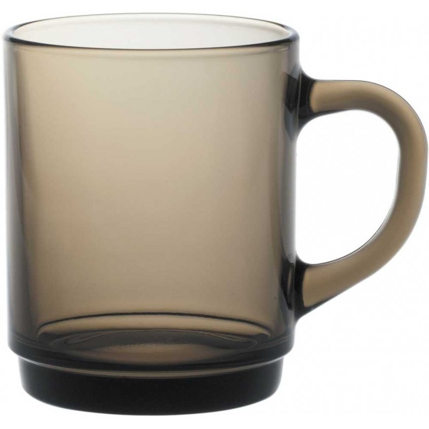 Szklanka su uchem Duralex VERSAILLES SEPIA 260 ml ruda - komplektas 6 vnt.