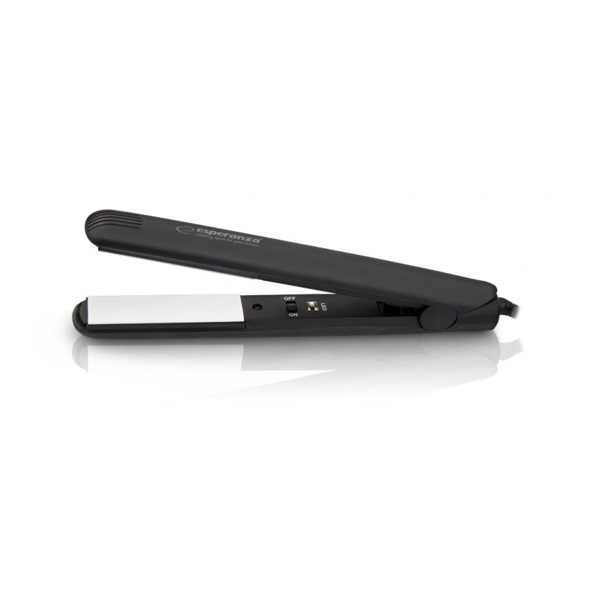 Esperanza EBP001 стайлер для волос Утюжок для выпрямления волос Теплый Черный, Белый 35 W