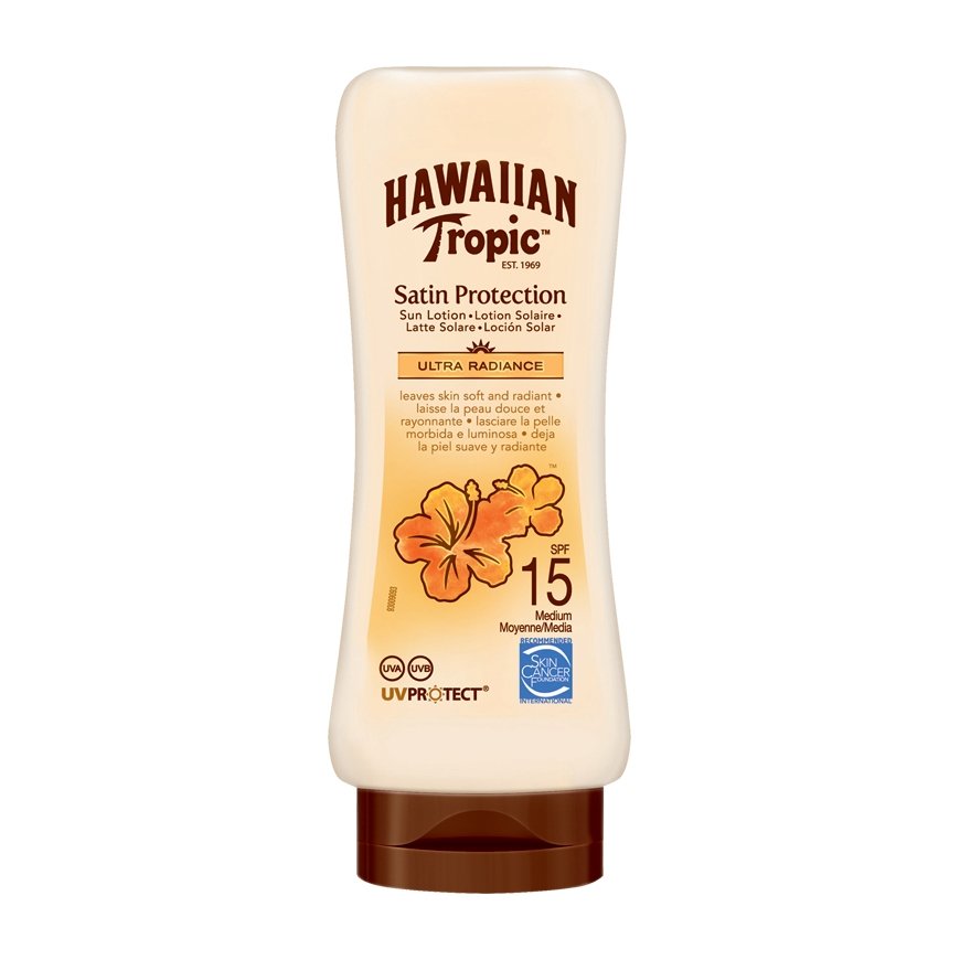 Hawaiian Tropic SATIN PROTECTION Sauļošanās losjons Korpuss 15 Pieaugušajiem