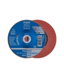 PFERD PFC 180 A-COOL 40 SG INOX+ALU šlifuojamasis rotacinis įrankis / eksploatacinė šlifavimo medžiaga Metalas
