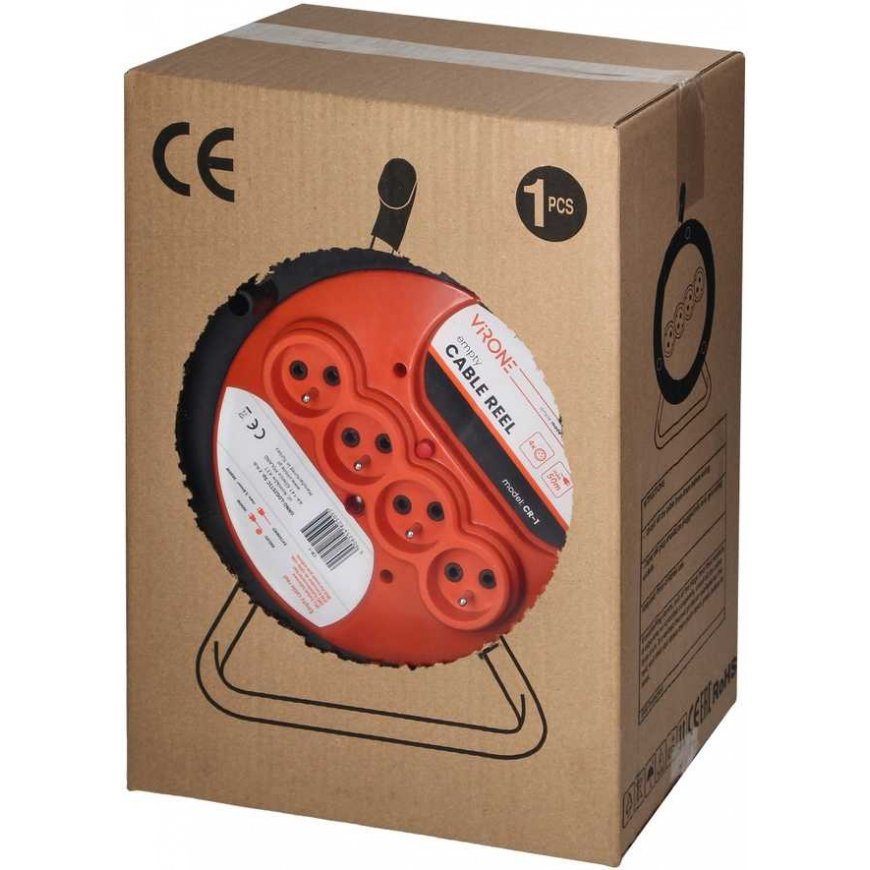 Orno Zwijak bębnowy IP20 4x2P+Z 16A 230V – 2