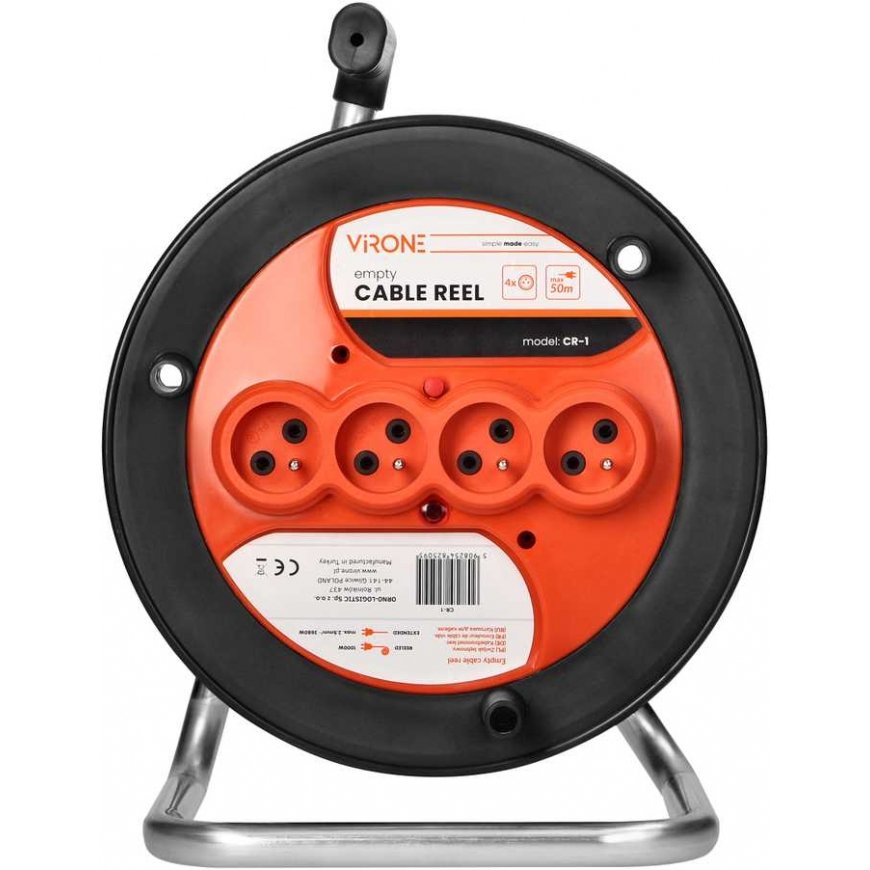 Orno Zwijak bębnowy IP20 4x2P+Z 16A 230V – 3