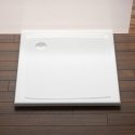 Cast shower tray Ravak Perseus Pro Flat, 80 white