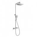 Stationary shower system Ravak 10° Free, TD F 091.00/ 150 with thermostatic faucet and shower set, chrome Stationary shower system Ravak 10° Free, TD F 091.00/ 150 with thermostatic faucet and shower set, chrome