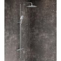 Stationary shower system Ravak 10° Free, TD F 091.00/ 150 with thermostatic faucet and shower set, chrome Stationary shower system Ravak 10° Free, TD F 091.00/ 150 with thermostatic faucet and shower set, chrome
