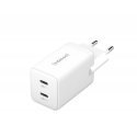 Intenso POWER ADAPTER 2XUSB-C GAN/7804012 Universāls Balts AC Ātrā uzlāde Iekštelpas Intenso POWER ADAPTER 2XUSB-C GAN/7804012 Universāls Balts AC Ātrā uzlāde Iekštelpas